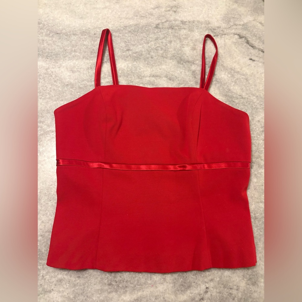 NWT Cache Bold Red Camisole Tank Top